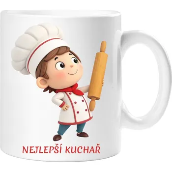 Dárkový hrnek pro kuchaře - Hrneček nejlepší kuchař 2 - 330 ml / Jedna strana