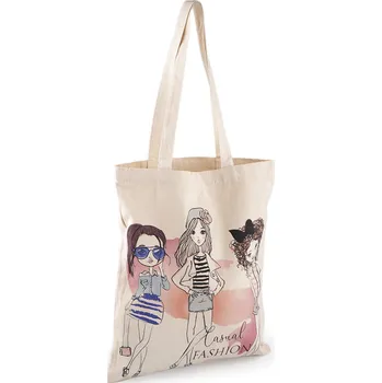 Textilní taška bavlněná 37x44 cm Varianta: 4 režná světlá, Balení: 1 ks