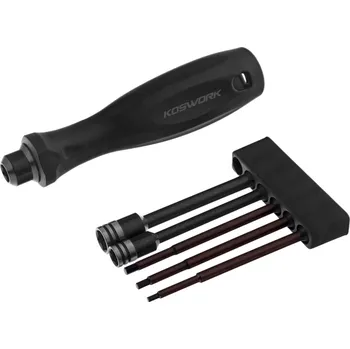 RC vybavení Set 1/4" bitů včetně rukojeti (1.5, 2.0, 2.5mm imbus a 5.5, 7mm nástrčkový)