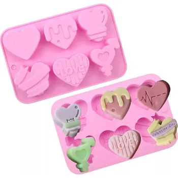 Forma na pečení Dortisimo Silikonová pečicí forma Srdíčka