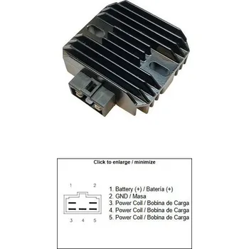 Elektroinstalace pro motocykl DZE REGULÁTOR NAPĚTÍ BENELLI BN 125; IMPERIAL 400; KEEWAY 125 KRK (299064540000)