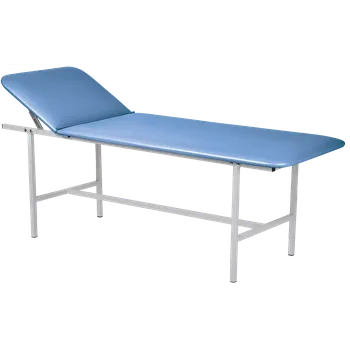 Zahradní lehátko MEDISTAR 700 lehátko, výška 700 mm, polohovatelná opěrka hlavy, koženka modrá