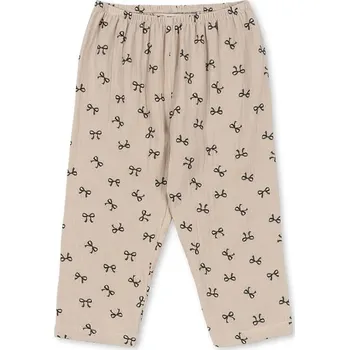 Chlapecké kalhoty Dětské bavlněné kalhoty Konges Sløjd COCO PANTS GOTS béžová barva, KS103760 KS103760.9BYA 08X, vel. 92