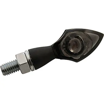 Moto sedlo Hlavice pera HIGHSIDER s jedním indikátorem LED, tónované sklo 203-280