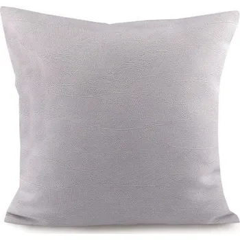 Povlak na dekorativní polštářek Povlak na polštář jednobarevný s jemným vzorem 45x45 cm Varianta: 3 šedá světlá, Balení: 2 ks