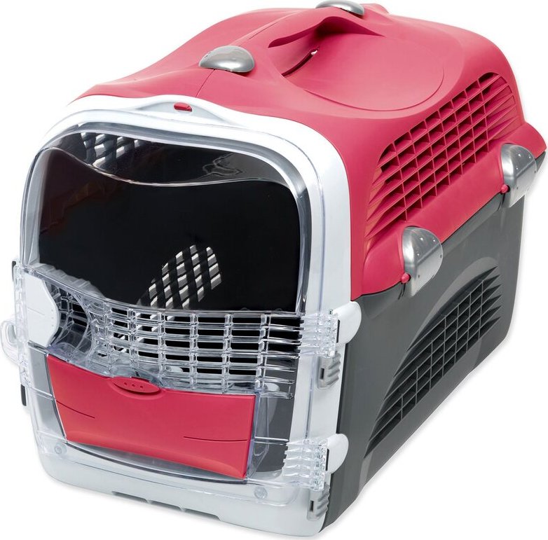 Catit Cabrio Přepravka 51 x 33 x 35 cm - tmavě červená