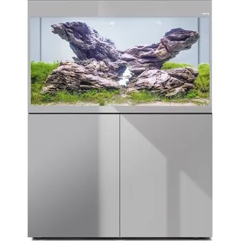 Akvaristika Akvárium set AQUAEL GLOSSY ST 100 Day&Night šedé 215L