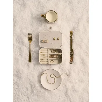 Šperkovnice Sinsay - Šperkovnice z imitace kůže - bílá - 536DF-00X - 536DF-00X-ONE