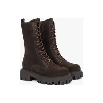 Dámské kozačky Estro Polokozačky ER00118117 Hnědá 39