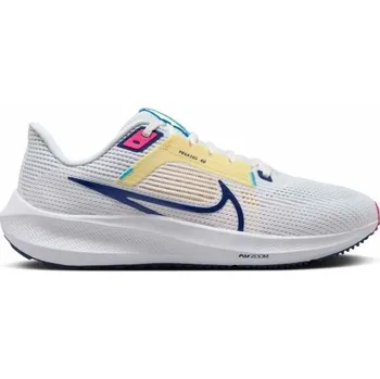 Dámská běžecká obuv Dámská běžecká obuv Nike AIR ZOOM PEGASUS 40 W 7.5 Bílá, Tmavě modrá, Růžová, Žlutá