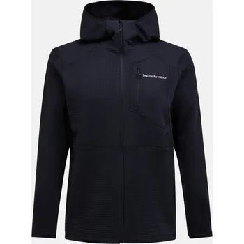 Pánská mikina MIKINA PEAK PERFORMANCE M TRAIL POLARTEC ZIP HOOD BLACK