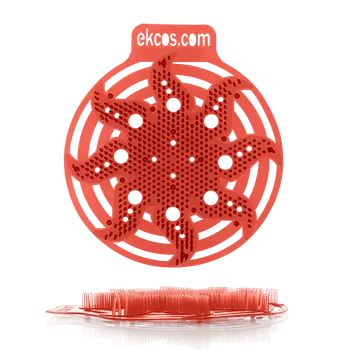Osvěžovač vzduchu Sítko do pisoáru Ekcos Powerscreen 30 - vůně meloun, červené 1ks