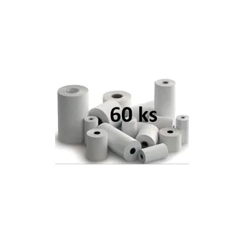 Kotouček do pokladny a tiskárny štítků Papírový kotouč papírová páska TERMO, 80/70/12 (62m) - 60ks