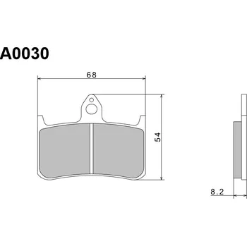 Brzda pro motocykl Brzdové destičky NISSIN přední HONDA CB 1000 Big One rok 93-98