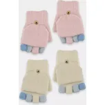 Dívčí rukavice RZ080 - 16 cm / růžová