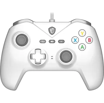 Gamepad MSI Gear MSI gamepad FORCE GC200 WHITE/ drátový/ USB/ pro PC, Android/ bílý S10-04G0120-EC4