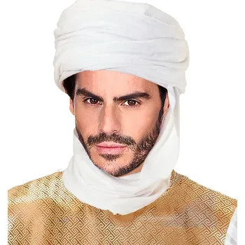 Arabský turban bílý