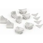 Rehau Sada koncovek pro těsnicí lištu SLIM LINE / hliník