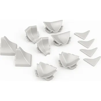 Kuchyňská pracovní deska Rehau Sada koncovek pro těsnicí lištu SLIM LINE / hliník