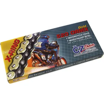 Řetězová sada pro motocykl Řetězová sada s ČZ X-ring GOLD KAWASAKI KLX 650 C1-C4 rok 93-96