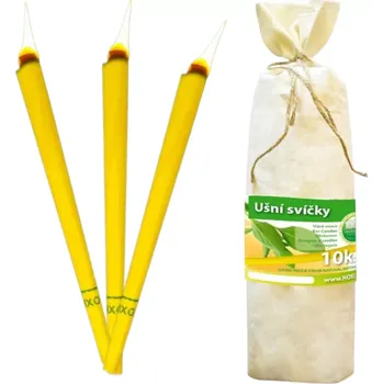 Ušné svíčky Hoxi v plátěném sáčku - 10 ks