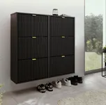 KIER Závěsný botník LARO 2 | černá