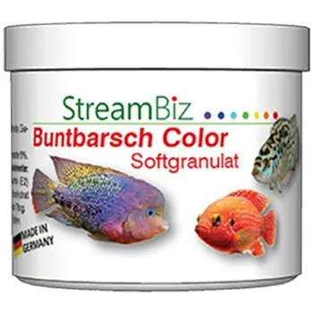 Krmivo pro rybičky StreamBiz Cichlid Colour soft granulat 80 g