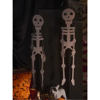 Sinsay - Zavěsné dekorace se skeletovým motivem, balení 2 ks - bílá - 725FM-00X - 725FM-00X-ONE
