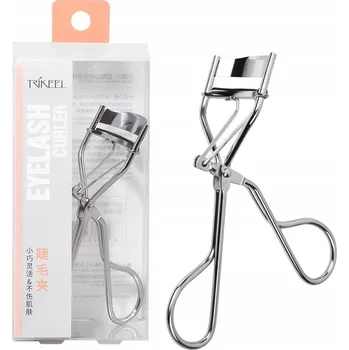 KULMA NA ŘASY S GUMIČKOU + 1 NÁHRADNÍ, KOVOVÁ, PROFESIONÁLNÍ KULMA NA ŘASY TRIKEEL