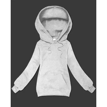 Dámská mikina Šedá volná klokaní mikina s kapucí S'West (B-11#) odstíny šedé XL (42)