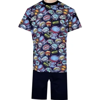 Pánské pyžamo Pánské Pyžamo Krátké FOLTÝN PK 514 Velikost: S