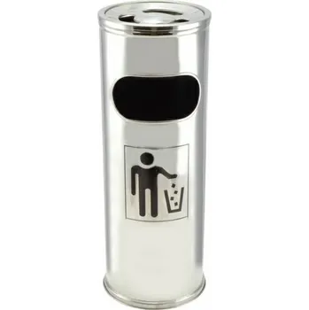 Odpadkový koš Koš s popelníkem ¤23x58cm nerez KOZÁČEK