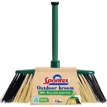 Spontex Eco Green Vnější smeták s teleskopickou násadou 80-140 cm