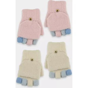 Rukavice Dívčí rukavice RZ080 - 16 cm / béžová