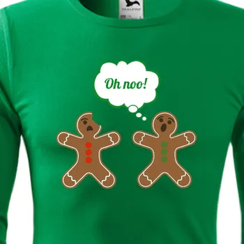 Triko s dlouhým rukávem Vtipná | Triko s dlouhým rukávem Perníček