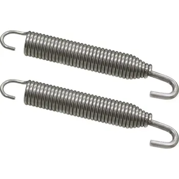 Výfuk pro motocykl PSYCHIC otočná pružina výfuku HUSQVARNA, KAWASAKI, HONDA, YAMAHA (11,5mm X 80mm) (tloušťka 1,6mm) (2 kusy) (PSYCHIC otočná pružina výfuku HUSQVARNA, KAWASAKI, HONDA, YAMAHA (11,5mm X 80mm) (tloušťka 1,6mm) (2 kusy))