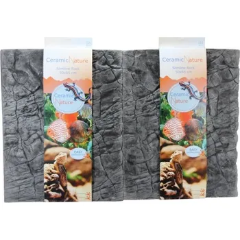 Dekorace do akvária CeramicNature Slimline Rock Oxford Grey 50x55cm