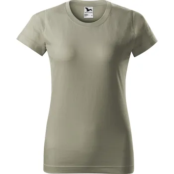 Dámské tričko Malfini Basic 160 Dámské triko 134 světlá khaki XL