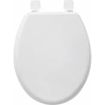 WC sedátko Bílé pomalu sklápěcí WC sedátko z duroplastu Abby moderní