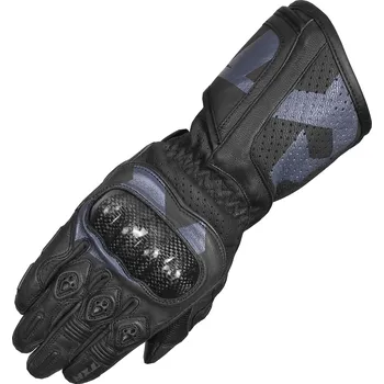 Moto rukavice TXR Rukavice na motorku Strike černo-šedé 3XL (protektor kloubů; slider a vyztužení na dlani; zesílená malíčková hrana; finger touch; bezpečnostní švy)