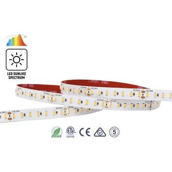 LED osvětlení Ledshopik LED pásek SUNLIKE 2835 | 140LED | 19,2W | 24V | IP20 | CRI97 | 10MM | - TEPLÁ BÍLÁ - 2700K