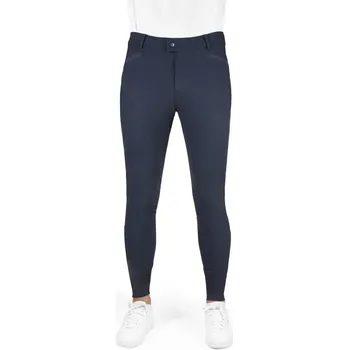 Jezdecké kalhoty EQUITHÈME Rajtky Sam Equithème, s gripem na kolenou, pánské, navy 40