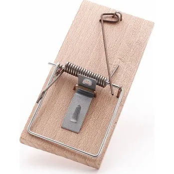 Myslivost Past na myši dřevěná - buk 4,5x10cm, 1ks
