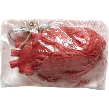 Karnevalový doplněk Zabalené krvavé srdce