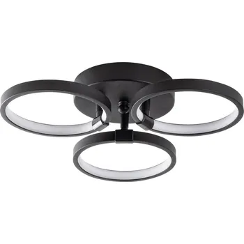 Stropní LED svítidlo Halka černé