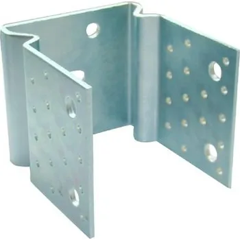 Tesařské kování Domax Patka sloupku spojovací profil ''U'', 63 x 100 x 100, zinek