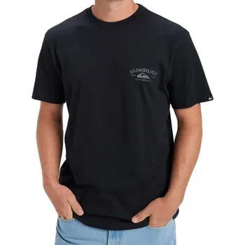 Pánské tričko tričko Quiksilver Anchor Lockup - KVJ0/Black L