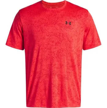 Pánské tričko Pánské sportovní tričko Under Armour TECH TEE PIXELATE XL Červená, Černá