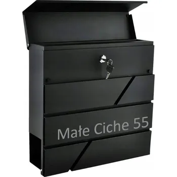 Poštovní schránka Poštovní schránka euroschránka, vhazovačka, s novinami MAX šedá