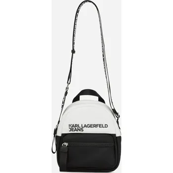 Kabelka CROSSBODY KARL LAGERFELD JEANS KLJ ESSENTIAL NYLON BP CB B/W WHITE/BLACK